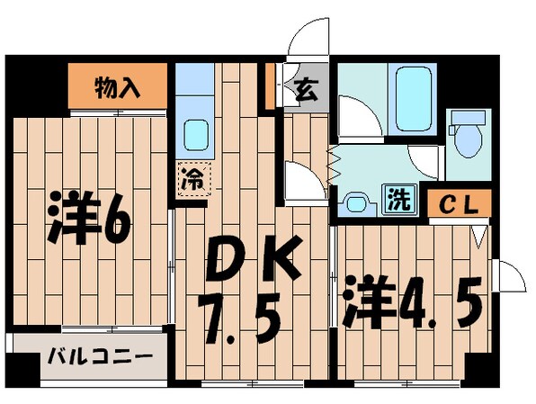 第７２シンエイビルの物件間取画像